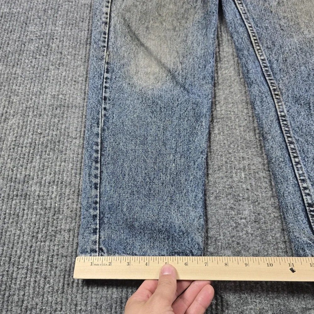 VTG 90s Levis 550 Jeans Men 33x30 Blue Grunge Tapered Relaxed Denim Distress USA